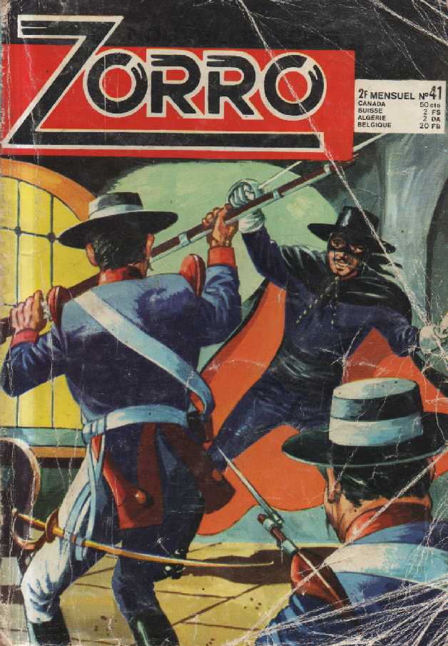 Scan de la Couverture Zorro SFPI Poche n 41